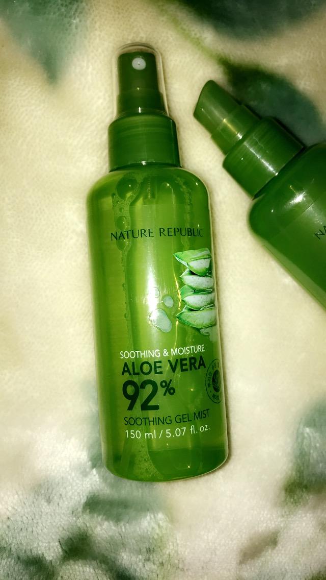 mist nature face republic Republic Aloe Gel Skincare Korean   Vera 150ml Soothing  Mist Nature  StyleKorean.com