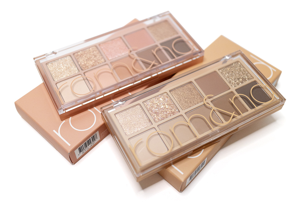 Palette Fard à Paupières Rom&nd Better Than Palette - 10 Nuances K-Beauty (mat, Glitter, Shimmer)