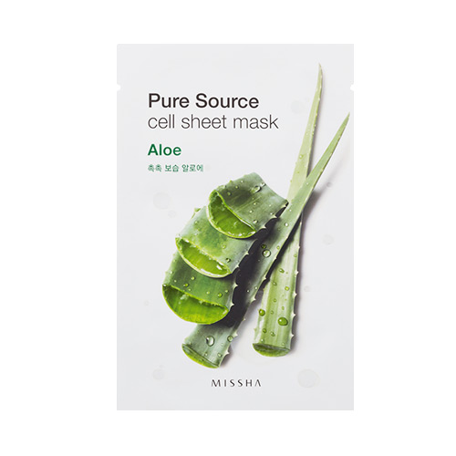 [Missha] Pure Source Cell Sheet Mask (Aloe)