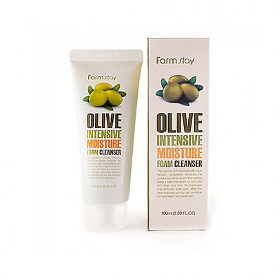 [Farmstay] Olive Intensive Moisture Foam Cleanser 100ml