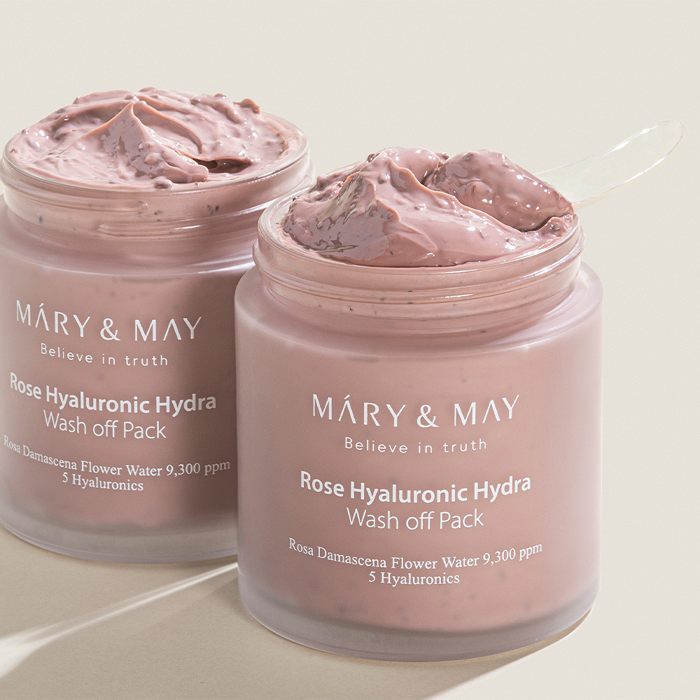 [Mary&May] *TIMEDEAL*  Rose Hyaluronic Hydra Wash off Pack 125g