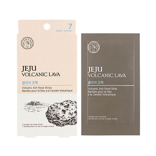 [THE FACE SHOP] Jeju Volcanic Lava Clear Nose Strips Package (7 Sheets)