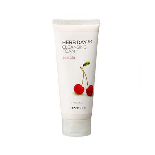 [THE FACE SHOP] Herb 365 Cleansing Foam Acerola