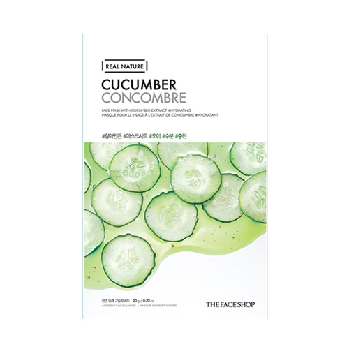 [THE FACE SHOP] Real Nature Mask (Cucumber) 20g