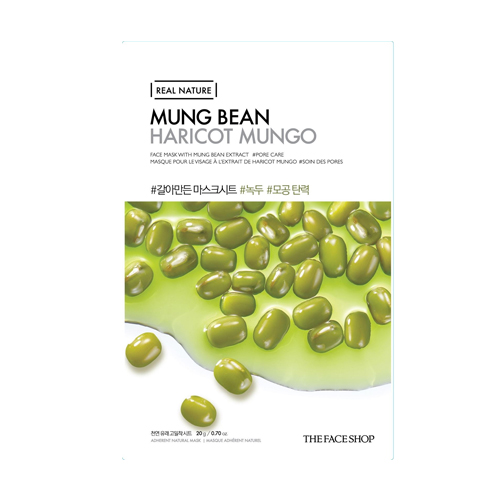 [THE FACE SHOP] Real Nature Mask (Mungbeans) 20g