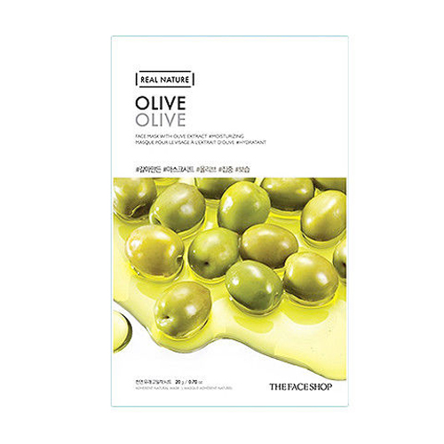 [THE FACE SHOP] Real Nature Mask (Olive) 20g