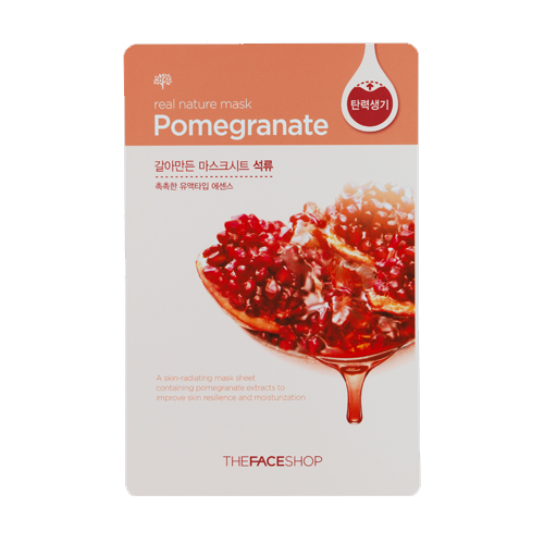 [THE FACE SHOP] Real Nature Mask (Pomegranate) 20g