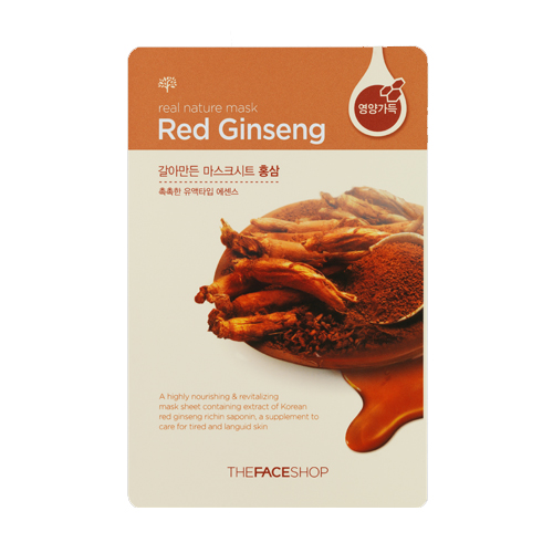 [THE FACE SHOP] Real Nature Mask (Red Ginseng) 20g