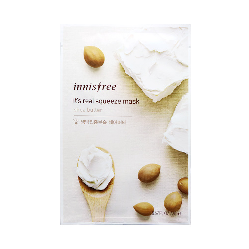 [Innisfree] It's Real Squeeze Mask Sheet (Sheabutter) 20ml