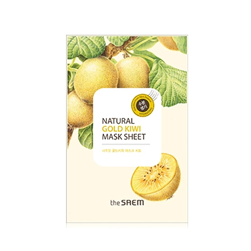 [the SAEM] Natural Gold Kiwi Mask Sheet