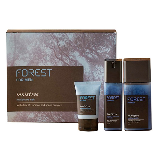 [Innisfree] Forest For Men Moisture Set (Mosturizer Skin 180ml + Moisturizer & Anti-Wrinkle Lotion 120ml)