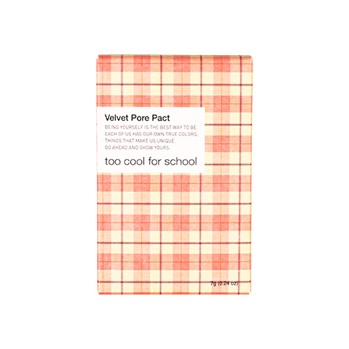 [Too Cool For School] Check Velvet Pore Pact 7g