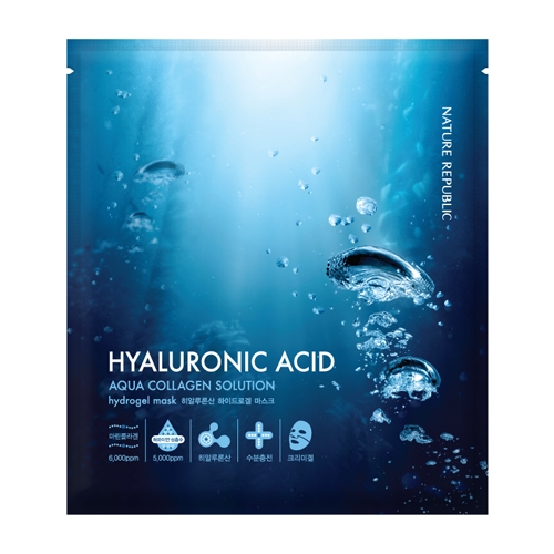 [Nature Republic] Aqua Collagen Solution Hyaluronic Acid Hydrogel Mask 20g