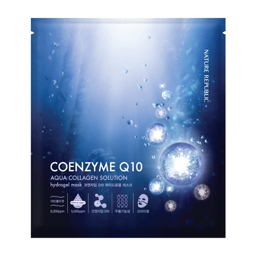 [Nature Republic] Aqua Collagen Solution Coenzyme Q10 Hydrogel Mask 20g