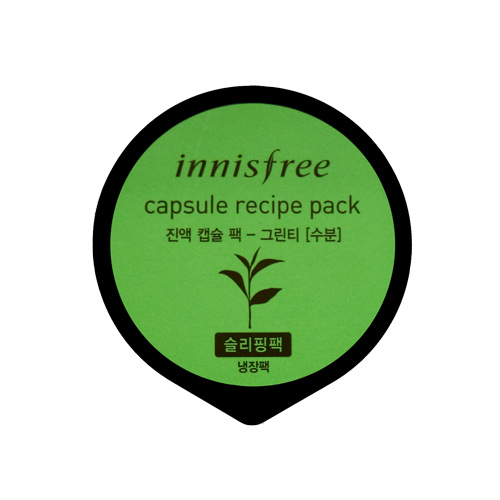 [Innisfree] Capsule Recipe Sleeping Pack #Green Tea 10ml
