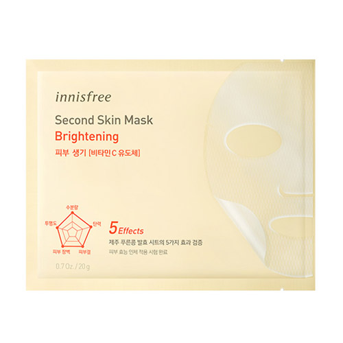 [Innisfree] Second Skin Mask Sheet Brightening 20g