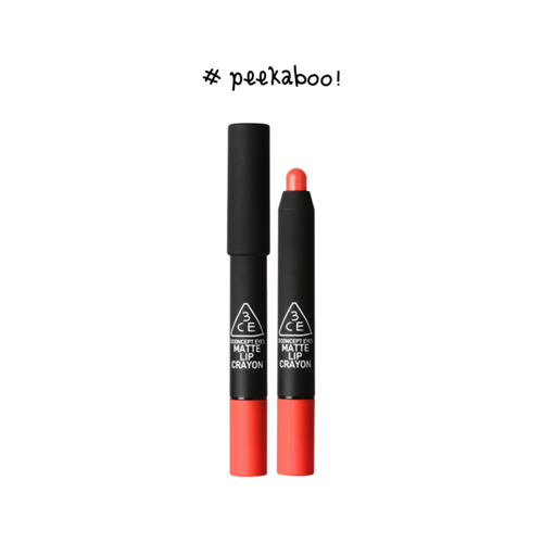 [3CE] Matte Lip Crayon #Peekaboo