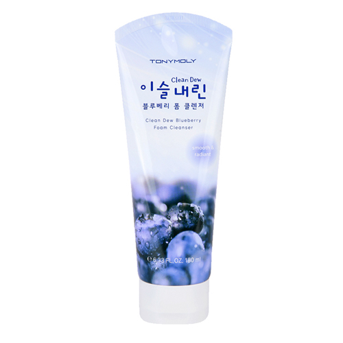 [Tonymoly] Clean Dew Blueberry Foam Cleanser (180ml)