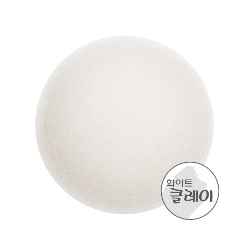 [MISSHA] Natural Soft Jelly Cleansing Puff #Whiteclay