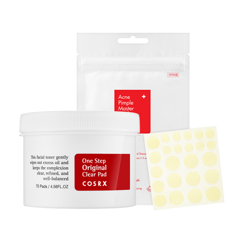 [COSRX] Acne Pimple Master 24 patches + One Step Original Clear Pad