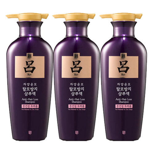 [Ryo] Jayang Yun Mo Anti-Hair Loss Shampoo 3 pcs (Normal & Dry Scalp)
