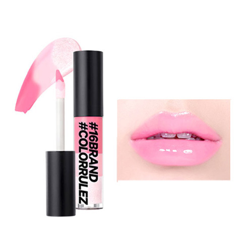 [16 Brand] Color Rulez Tint & Gloss (Pink Mellow)