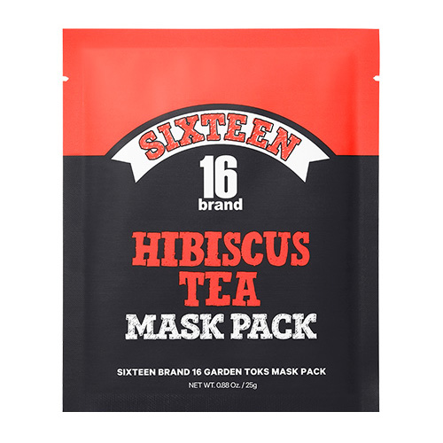 [16 Brand] GardenToks Mask Pack (Hibiscus Tea) 