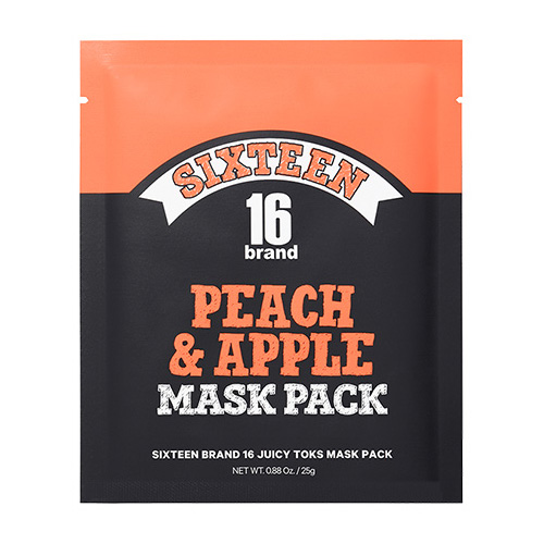 [16 Brand] Juicy Toks Mask Pack (Peach & Apple)