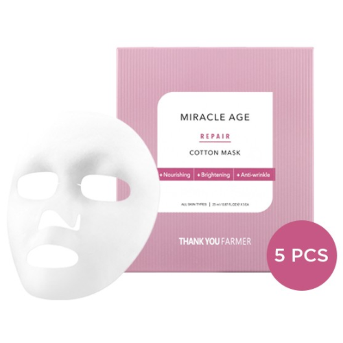 [Thank you Farmer] Miracle Age Repair Cotton Mask 5pcs