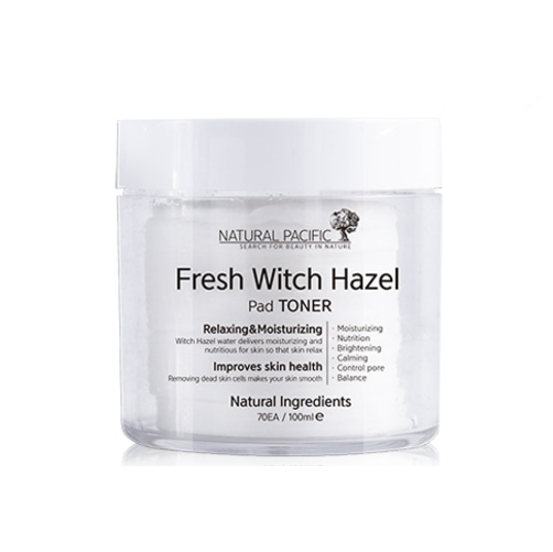 [Natural Pacific] Fresh Witch Hazel Pad Toner