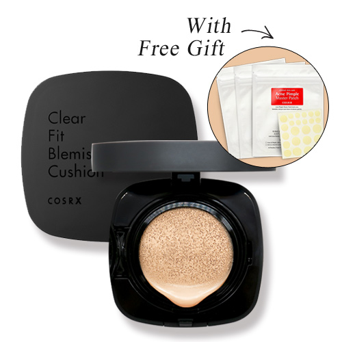 [COSRX] Clear Fit Blemish Cushion #23 (Natural Beige) + Free Gift Pimple Patch 3ea