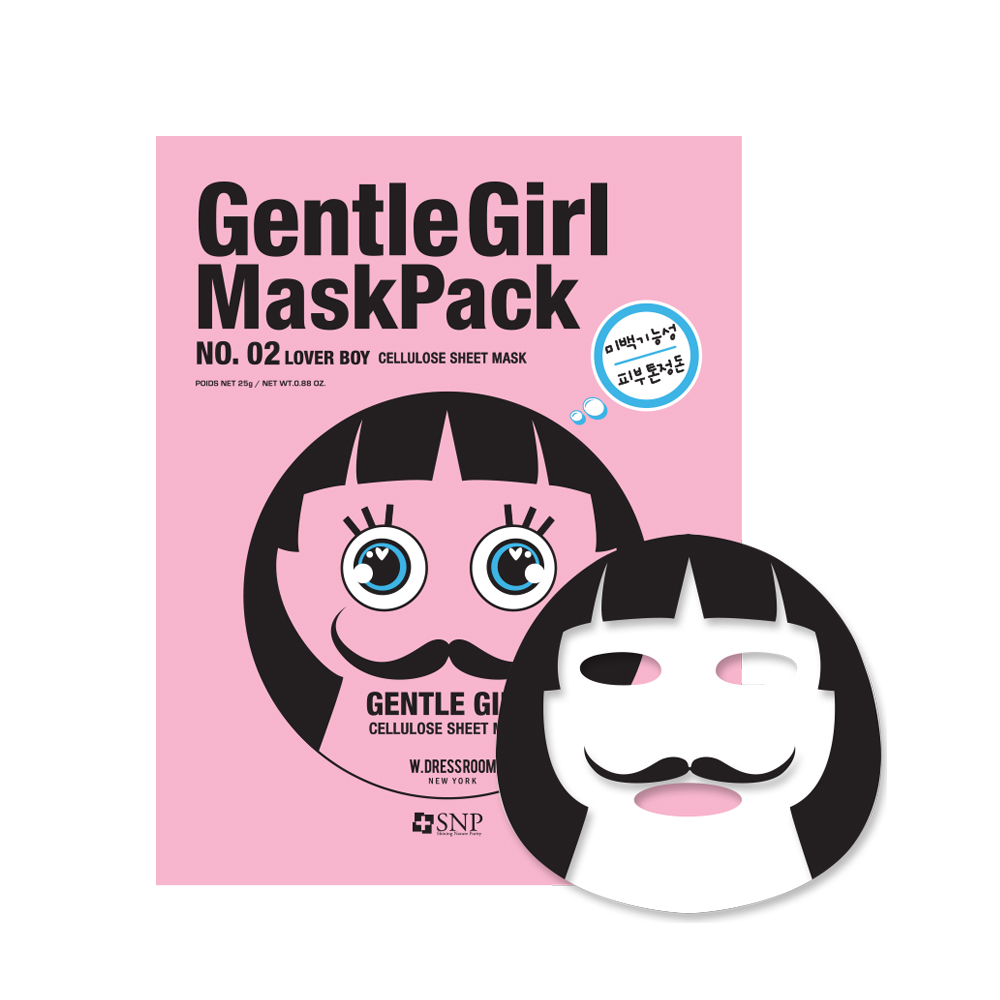 [W.DRESSROOM] Gentle Girl Mask Pack #02 (Lover Boy) 