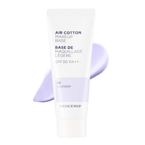 [THE FACE SHOP] Air Cotton Makeup Base #02 (Lavender) SPF30 PA++