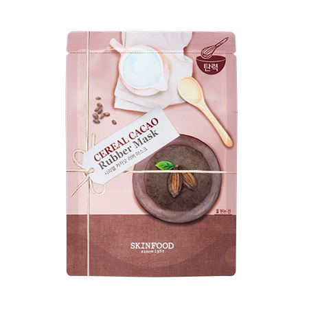 [Skinfood] Cereal Rubber Mask 25g #Cacao