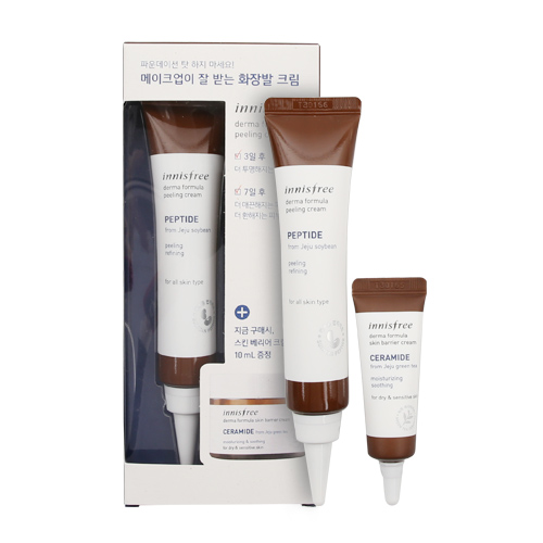 [Innisfree] Derma Formula Peeling Cream Launching Set (With Skin Barrier Cream)