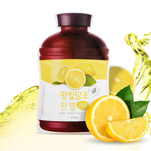 [A'PIEU] Fruit Vinegar Sheet Mask (Lemon)