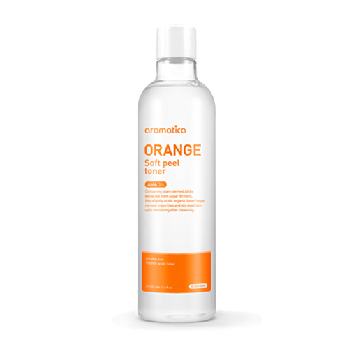 [Aromatica] Orange Soft Peel Toner AHA 3% 375ml