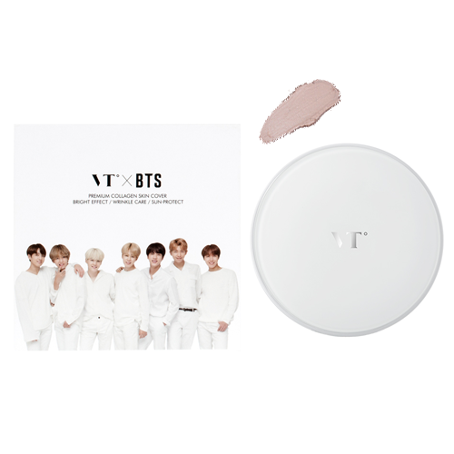 [VT Cosmetics] VT X BTS Real Collagen Pact White #21