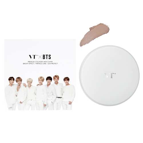 [VT Cosmetics] VT X BTS Real Collagen Pact White #23