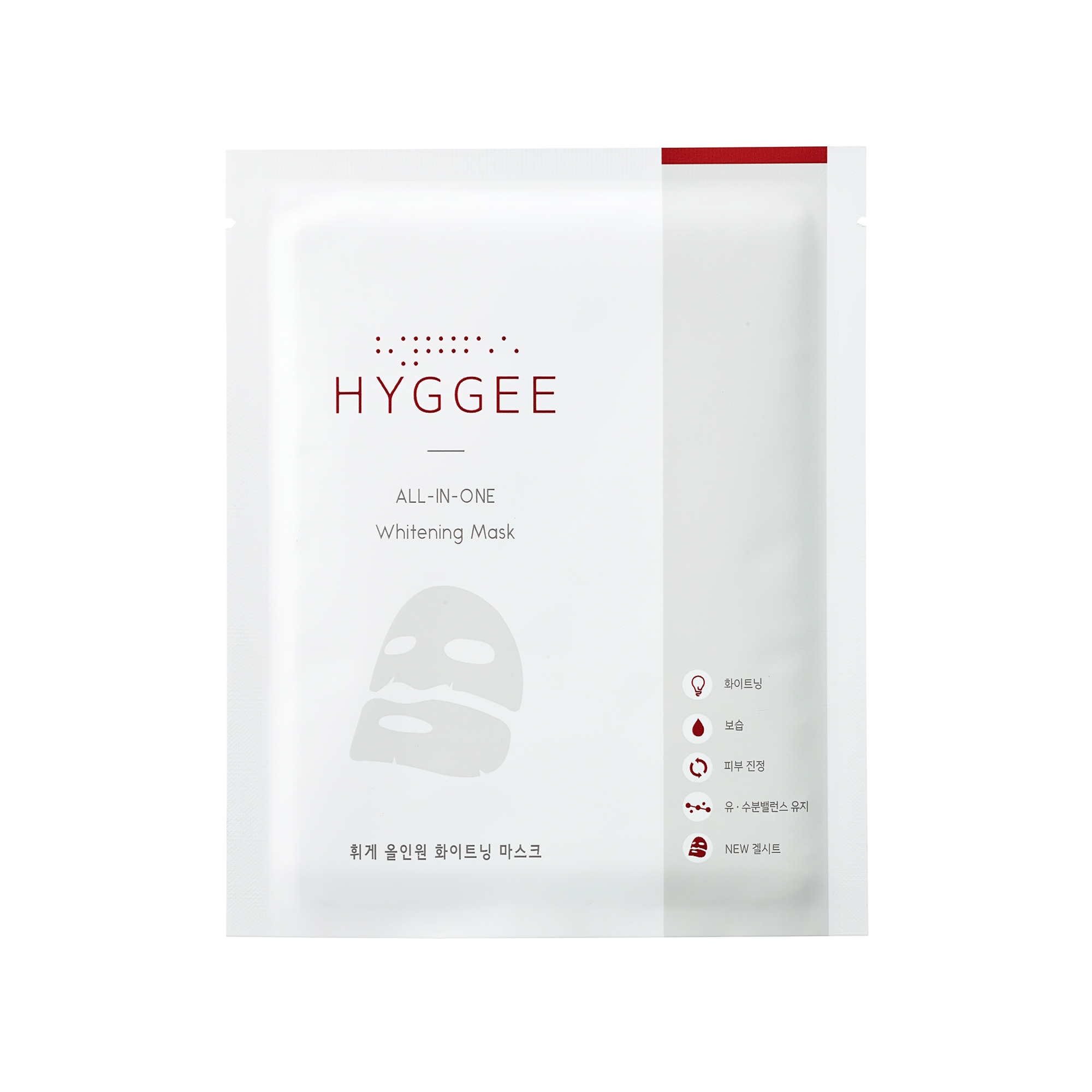 [HYGGEE] All-In-One Whitening Mask 