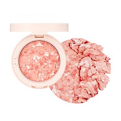 [THE FACE SHOP] Marble Beam Blush & Highlighter #02 (Love Coral)