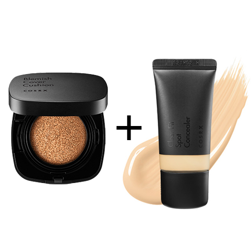 [COSRX] *Renewed* Blemish Cover Cushion #21 + Clear Fit Spot Concealer #21