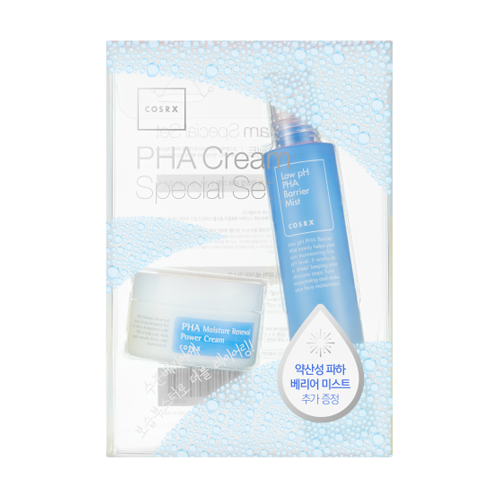 [COSRX] PHA Cream Special Set (Low pH PHA Barrier Mist + PHA Moisture Renewal Power Cream)