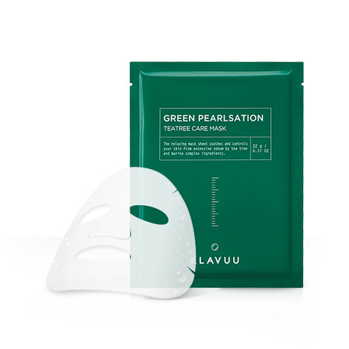 [Klavuu] Green Pearlsation Tea Tree Care Mask (1ea)