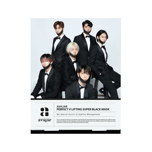 [Avajar] Perfect V Lifting Premium Black Mask (Super Junior Edition) 