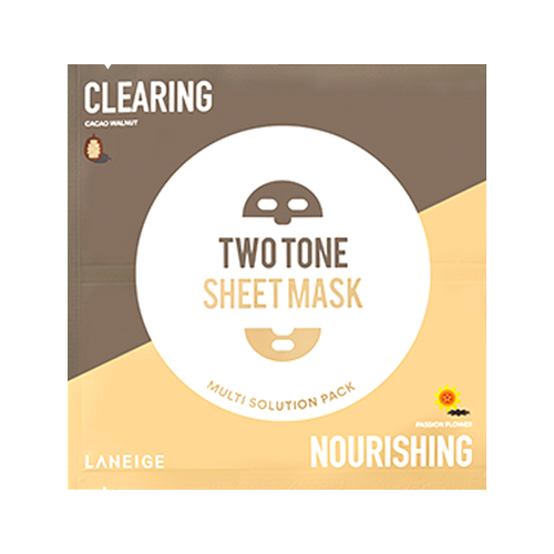 [Laneige] Two Tone Sheet Mask (Clearing & Nourishing)