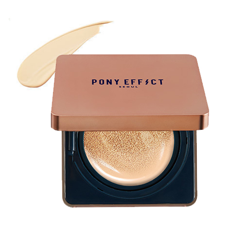 [MEMEBOX] PONY EFFECT Cover Stay Cushion Foundation SPF50+ PA+++ (Natural Ivory)
