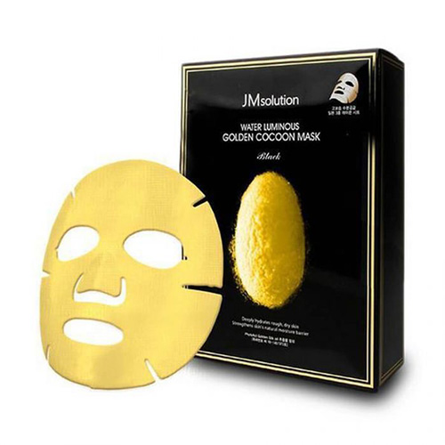 [JM Solution] Water Luminous Golden Cocoon Mask Black 10p