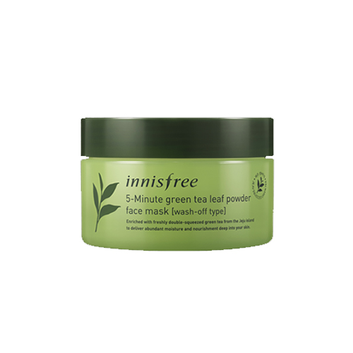 [Innisfree] 5-Minute Green Tea Leaf Powder Face Mask 70g