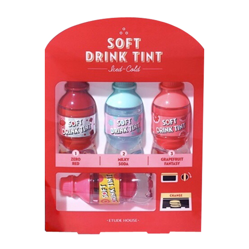 [Etude House] Soft Drink Tint 4 Type Set